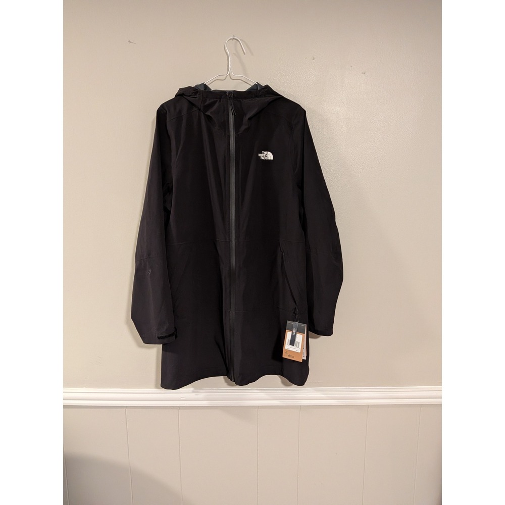 The North Face Parka Womens Large Black Thermoball Triclimate Slim Fit